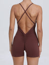 ZASUWA Female Cross Back Scrunch Bum Romper