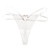 ZASUWA Female Back Heart Shape Crystal Hollow Out T-back Panties