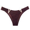 ZASUWA Female V Letter Solid Color Underwear