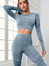 ZASUWA Female Denim Scrunch Bum Thumbhole Tracksuit