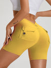 ZASUWA Female Deep V Back Pocket Scrunch Bum Booty Shorts