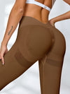 ZASUWA Female Sexy Deep V Back Scrunch Bum Leggings