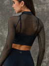 🖤ZASUWA Female Unique Fishnet Long Sleeves
