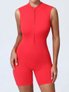 ZASUWA Female Zipper Sleevesless Romper