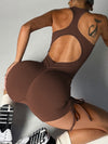 ZASUWA Female Hollow Out Scrunch Bum Romper
