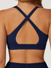 ZASUWA Female V Collar Cross Back Sports Bras