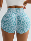 ZASUWA Female Leopard Print Seamless Booty Shorts