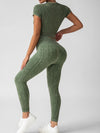 ZASUWA Female Ribbed Fitness Tracksuit