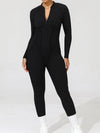 ZASUWA Female Sexy Backless Zipper Scrunch Bum Jumpsuit