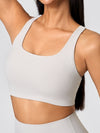 ZASUWA Female Cross Back Ribbed Sports Bras