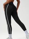 ZASUWA Female Contrast Color Stripes Leggings