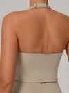 ZASUWA Female Halter Backless Tank