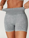 ZASUWA Female Denim Scrunch Bum High-rise Shorts