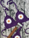 ZASUWA Female Flower Hand-knitted Bikini Set