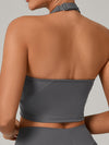 ZASUWA Female Halter Backless Tank