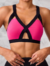 ZASUWA Female Hollow Out Cross Back Sports Bras
