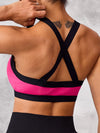 ZASUWA Female Hollow Out Cross Back Sports Bras
