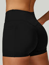 ZASUWA Female V shape-waist Pocket Shorts