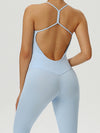ZASUWA Female Backless U Collar Jumpsuit