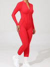 ZASUWA Female Sexy Backless Zipper Scrunch Bum Jumpsuit