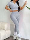 ZASUWA Female Denim Seamless Tracksuit
