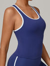 ZASUWA Female Contrast Color Stripe Sports Bras