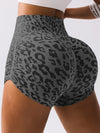 ZASUWA Female Leopard Print Seamless Booty Shorts