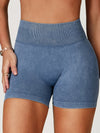 ZASUWA Female Denim Scrunch Bum High-rise Shorts