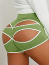 ZASUWA Female Sexy Unoque Hollow Out Booty Shorts
