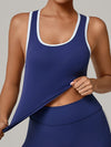 ZASUWA Female Contrast Color Stripe Sports Bras