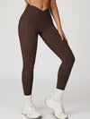 ZASUWA Female V shape-waist Pocket Leggings