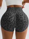 ZASUWA Female Leopard Print Seamless Booty Shorts