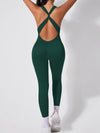 ZASUWA Female Cross Back Scrunch Bum Jumpsuit