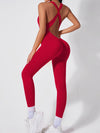 ZASUWA Female Cross Back Scrunch Bum Jumpsuit
