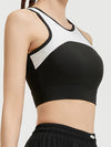 ZASUWA Female Contrast Color Mesh Sports Bras