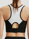 ZASUWA Female Contrast Color Mesh Sports Bras