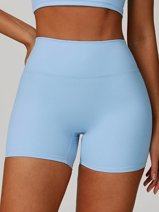 ZASUWA Female Solid Color High-rise Shorts