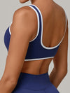 ZASUWA Female Contrast Color Stripe Sports Bras
