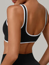 ZASUWA Female Contrast Color Stripe Sports Bras