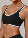 ZASUWA Female Contrast Color Stripe Sports Bras