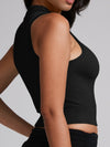 ZASUWA female Ribbed Zipper Tank