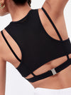 ZASUWA Female Fishnet Yoga Sports Bras