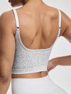 ZASUWA Female Backless Leopard Print Sports Bras