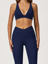 ZASUWA Female V Collar Cross Back V shape-waist Tracksuit