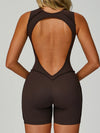 ZASUWA Female Sexy Backless Quick-dry Romper