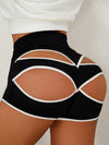 ZASUWA Female Sexy Unoque Hollow Out Booty Shorts