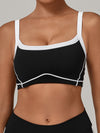 ZASUWA Female Contrast Color Stripe Sports Bras