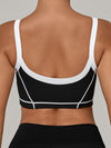 ZASUWA Female Contrast Color Stripe Sports Bras