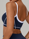 ZASUWA Female Contrast Color Stripe Sports Bras