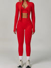 ZASUWA Female Deep V Back Seamless High-rise Short Tracksuit